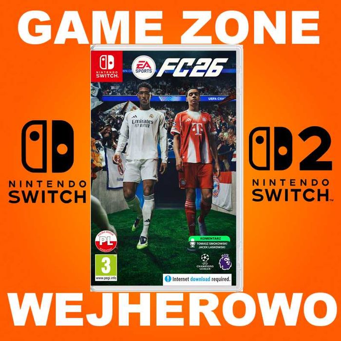 FC 26 Nintendo SWITCH + Oled + Oled + SWITCH 2 = FIFA 26 Wejherowo