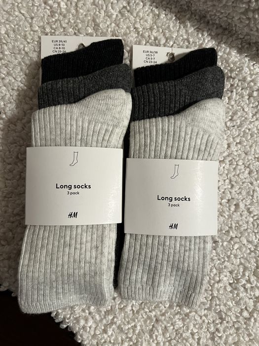 Набір довгих шкарпеток h&m з м’якої теплої суміші вовни