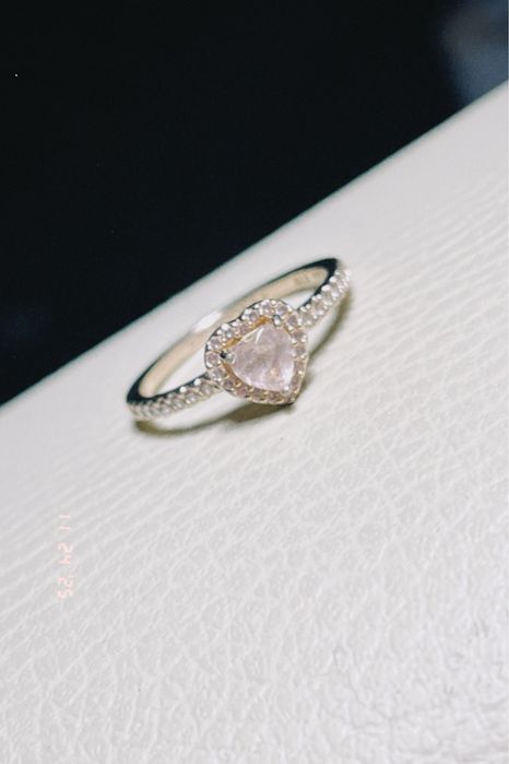 Каблучка "Блискуче серце"