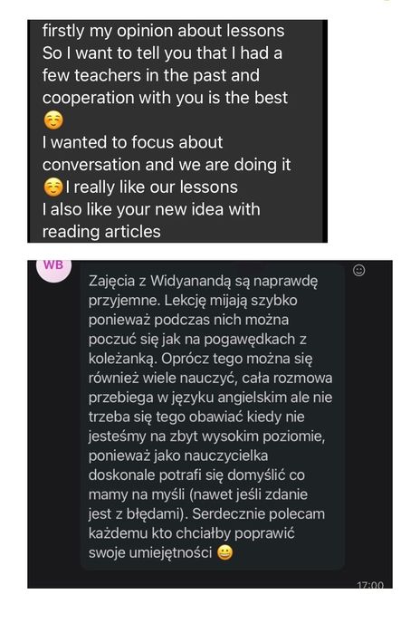 English Lesson with a Native Speaker