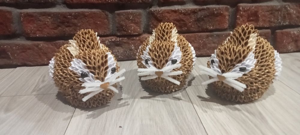 Zajączek metodą kanzashi