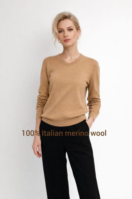 Джемпер із 100% італійської мериносової вовни