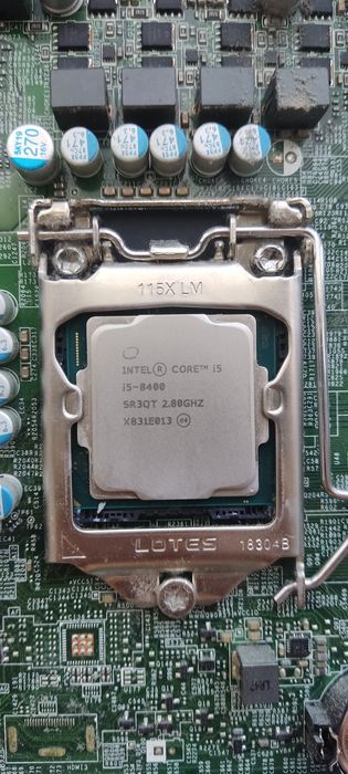 Cpu intel core i5 8400 + cooler + lenovo motherboard64740552041089124