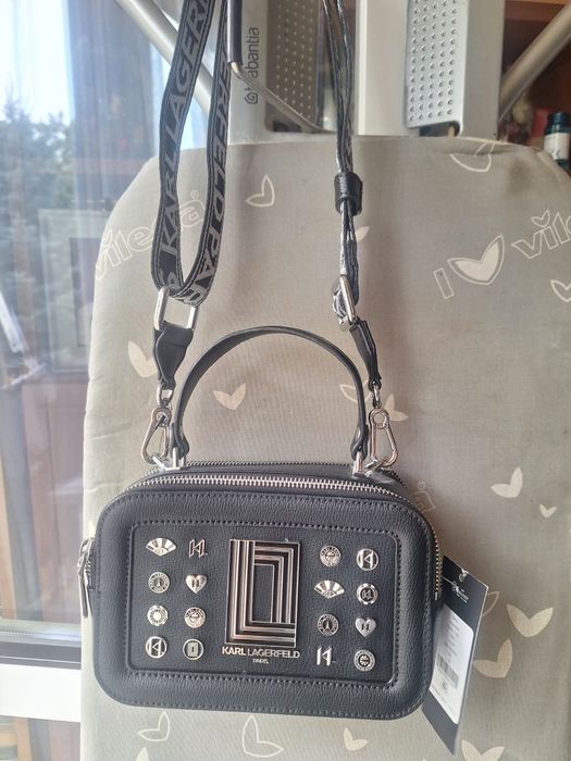 Oryginalna Torebka KARL LAGERFELD PARIS Simone Camera Crossbody Bag