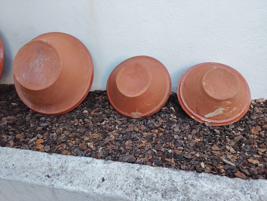 5 Alguidares de Barro Antigos