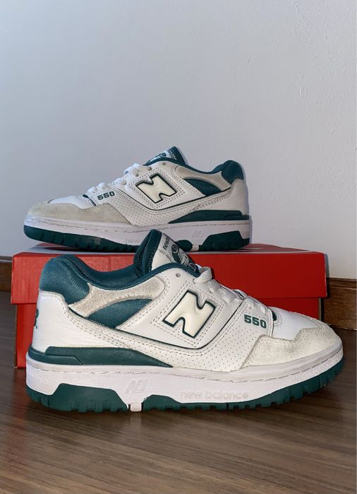 New Balance 550 verdes