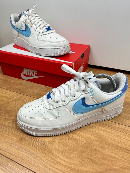 Buty Nike Air Force 1 '07 LV8 '82' 'Double Swoosh - Blue Chill'