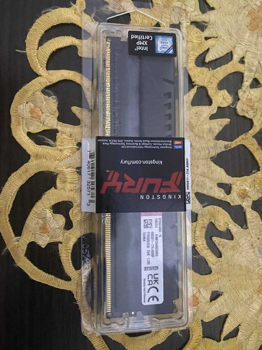 Оперативна пам'ять Kingston DDR5 16GB 5600Mhz FURY Beast Black