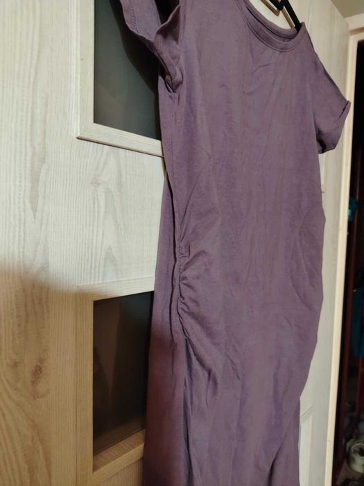 Sukienka Damska Ciążowa Rozmiar XL bawełna nowa fiolet