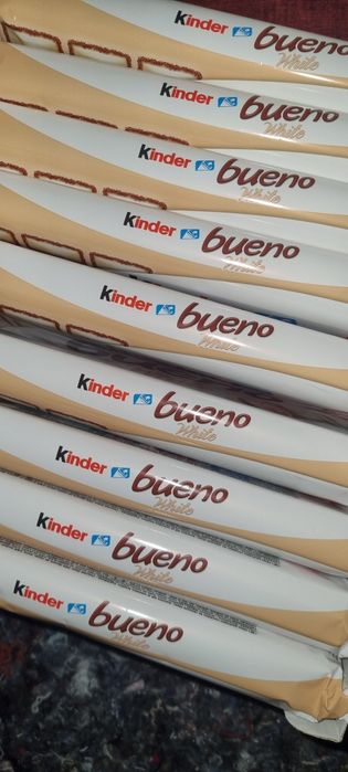 Zestaw kinder bueno white
