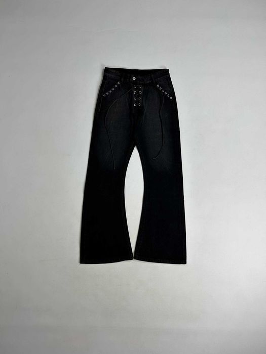 Джинси DETW Jeans flared faded washed jeans клеш кльош джинси archive