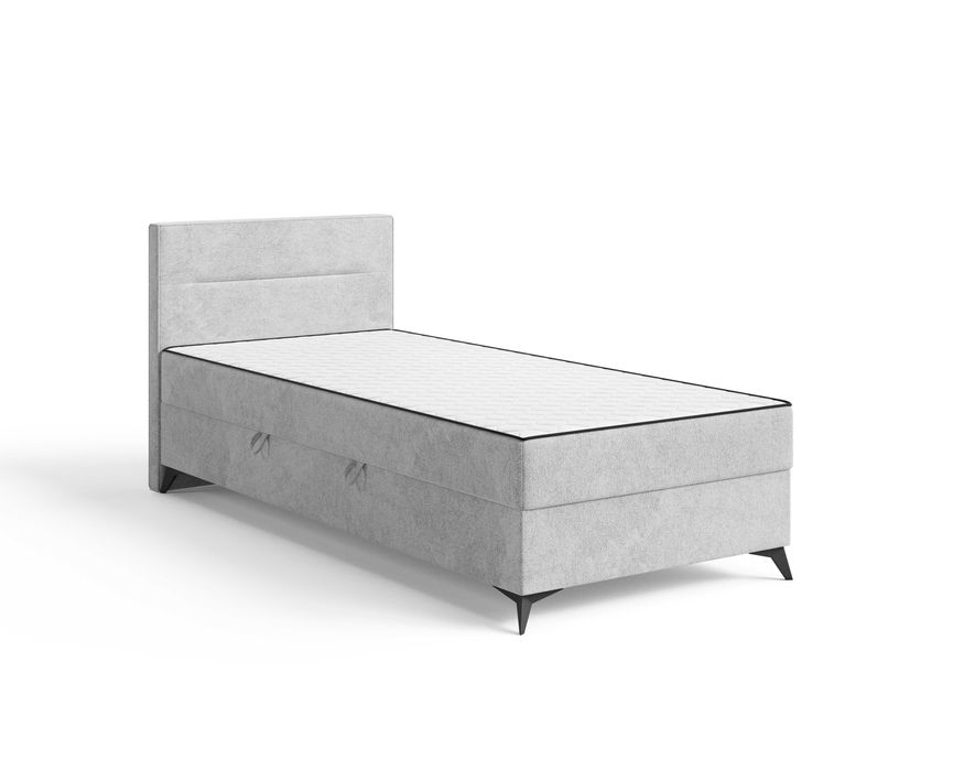 Łóżko 120x200 tapicerowane kontynentalne z pojemnikiem i materacem!