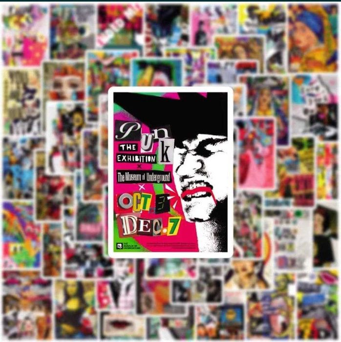 Наклейки стикеры Современное искусство и граффити 50 шт.