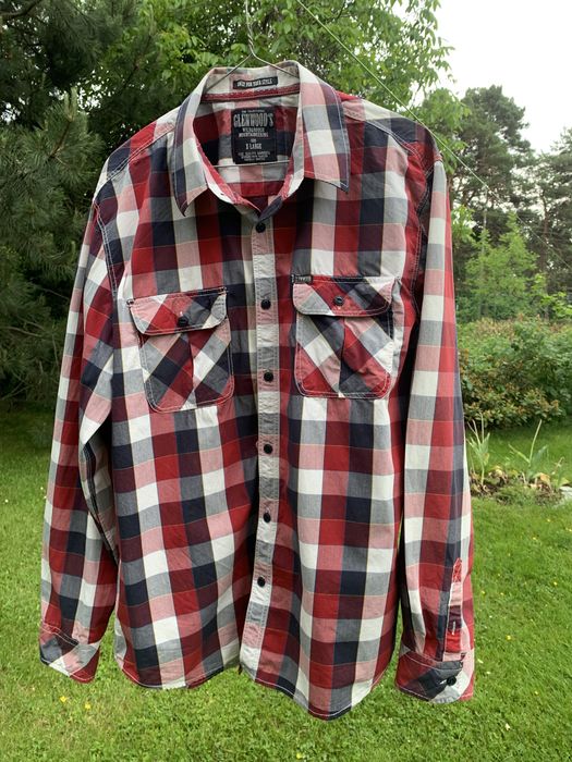 Koszula w kratę cienka Glenwood’s rozm. XL