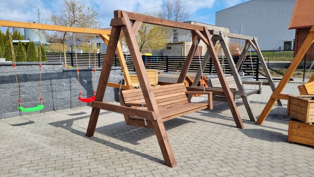Huśtawka ławka ogrodowa