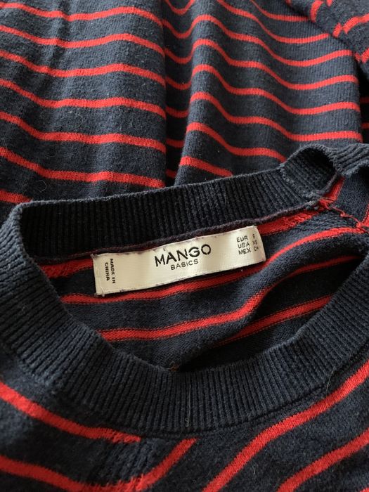 Sweter w paski Mango