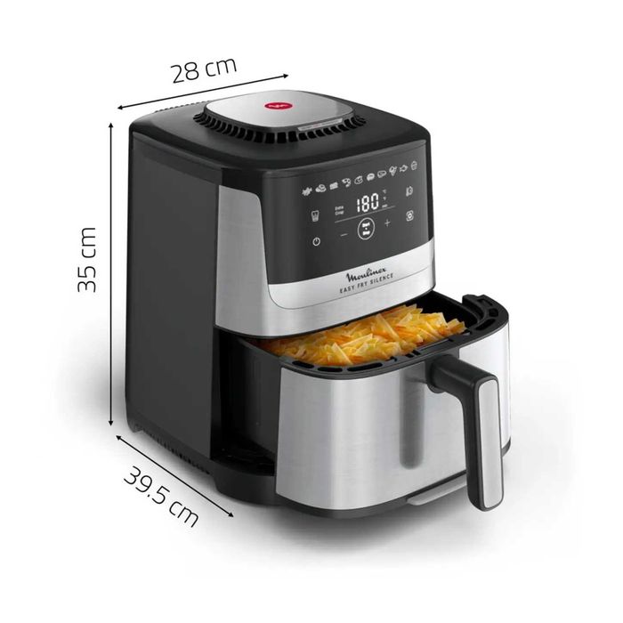 Air Fryer Moulinex Easy Fry Silence XL Coal [5L] [NOVA]