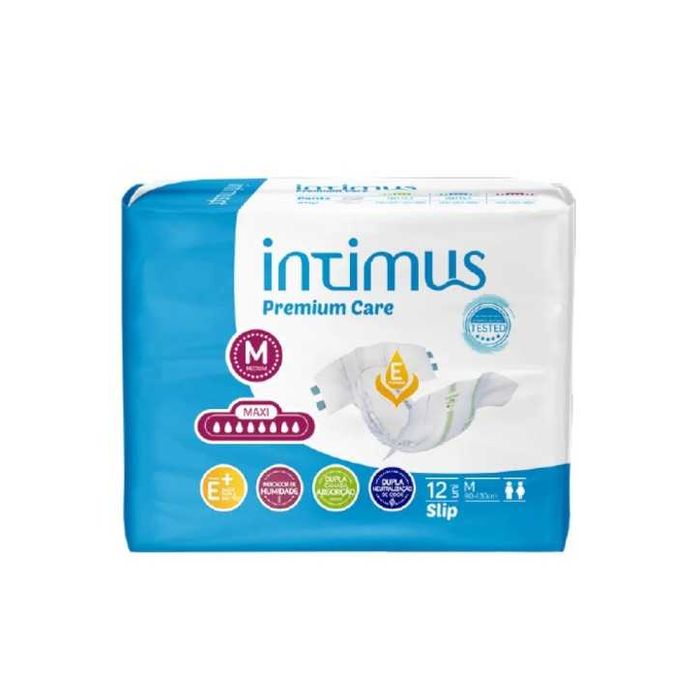 24 Fraldas Intimus MAXI Premium Care Slip - M