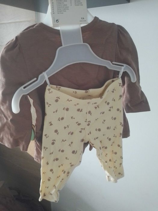 Conjunto novo 3 peças bebé menina