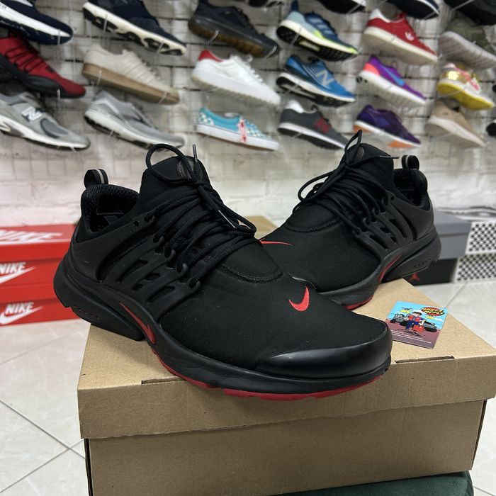 Чоловічі кросівки Nike Air Presto спортивні чорні легкі оригінал 47 р