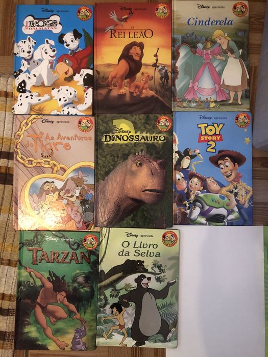 Colecao 8 livros da disney - salvat