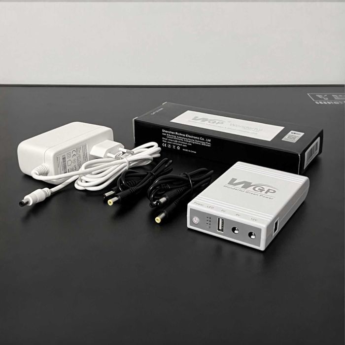 ДБЖ безперебійник WGP 10400mah міні упс повербанк для роутера WIFI WGP mini ups