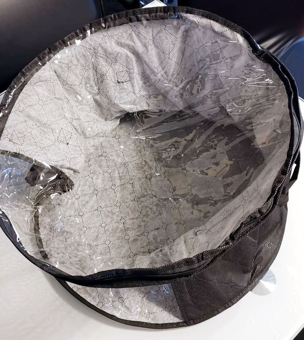 Nowy przeźroczysty organizer/pokrowiec na kapelusze lub inne rzeczy