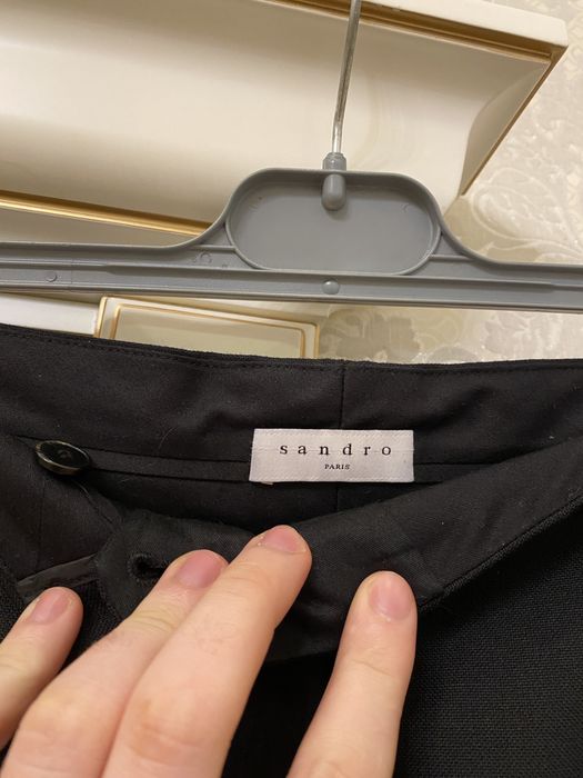 Sandro штани брюки жіночі  вовна