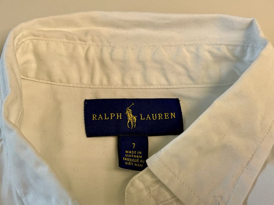 Biała Koszula  Polo  Ralph Lauren 134