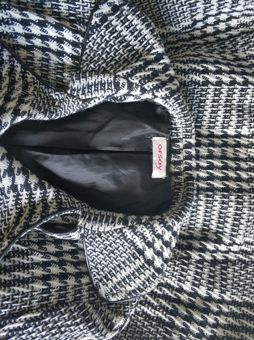 Kurtka w kratkę jesień, płaszczyk