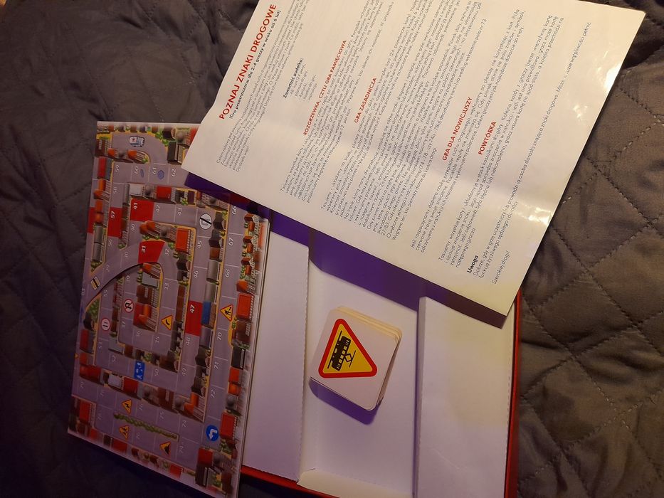 Gra planszowa Poznaj Znaki Drogowe