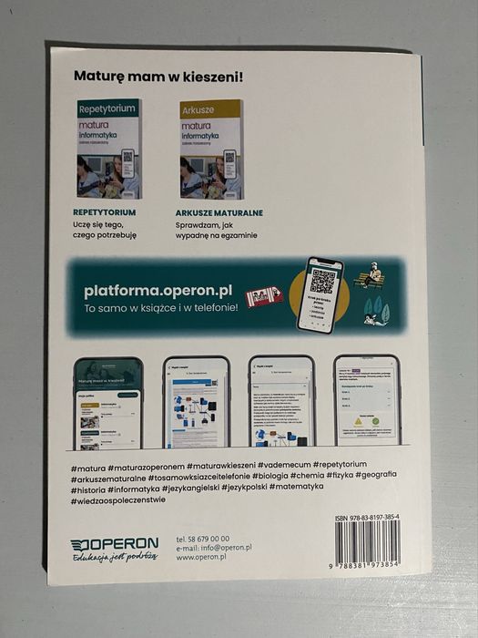 Informatyka Matura Repetytorium ZR Operon