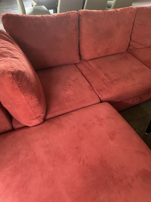 Sofa z podnóżkiem, włoski ALBERTA 288x106cm