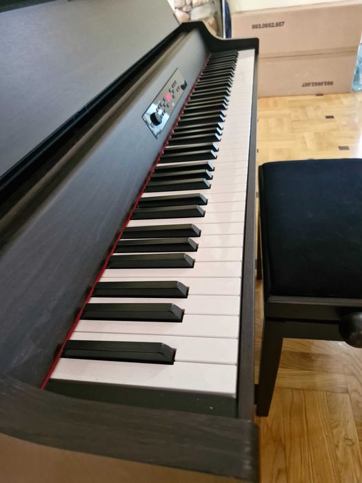 Pianino cyfrowe KORG G1 Air Brązowy + Krzesło GRATIS