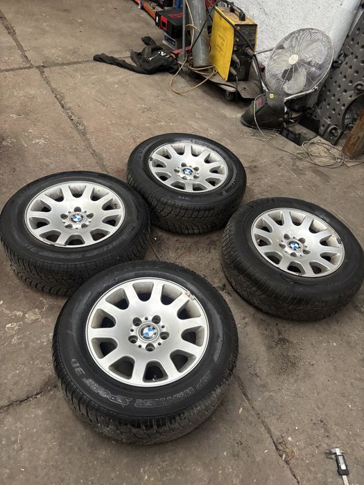 Felgi kola opony zimowe 215/65/16 dunlop 5x120 bmw