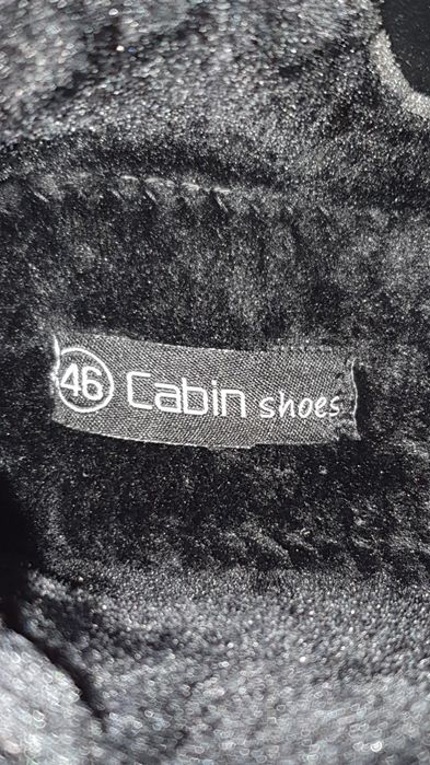 Buty męskie zimowe czarny kolor Rozmiar 46 / wkładka to 29 cm