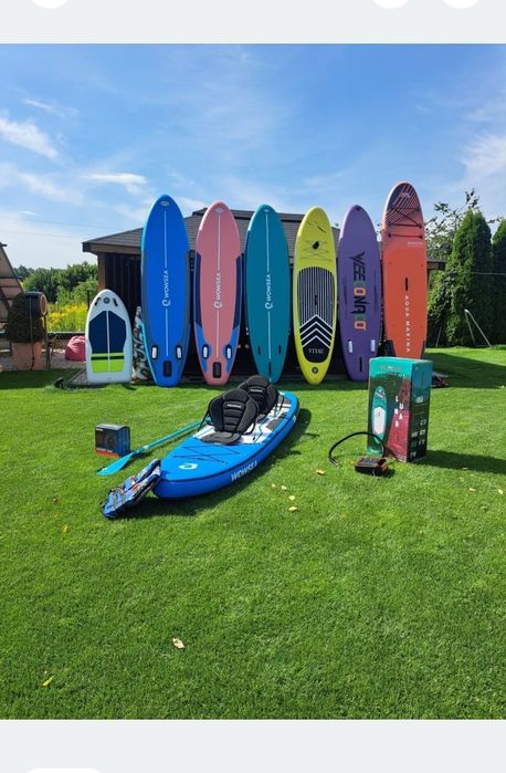 Deska SUP 230KG 355CM MEGA WYPRZEDAŻ 2026 Komplet z akcesoriami