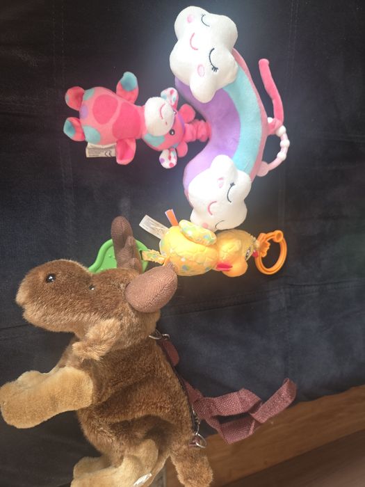 Zabawka 3x w tym torebka ,pozytywka,zabawka do łóżeczka