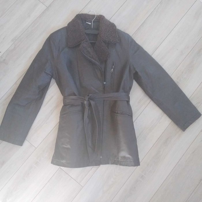 Kurtka damska skórzana ocieplana roz.40/42 Odpinany kołnierz