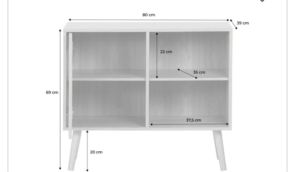 Movel aparador TV 80 cm