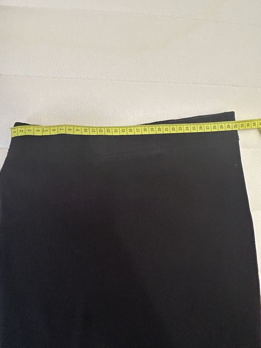 Czarna ołówkowa spódnica dzianinowa MARSALA | Pas 31 cm | Stan Idealny