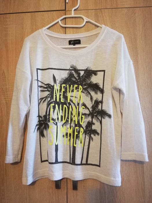 Biały sweter r. M Reserved YFL