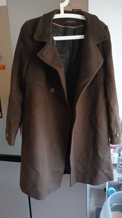 Sobretudo castanho M Zara