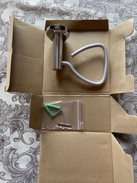 Держатель для мыльници, стакана в ванную латунь алюминий.