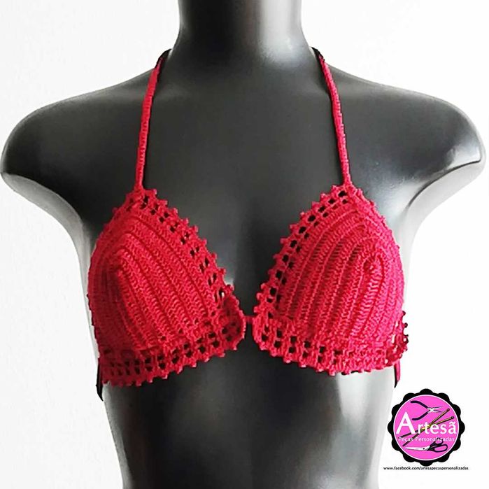 Biquínis de crochê 100% artesanal