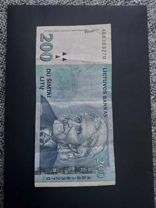 200 litas Litwa litų