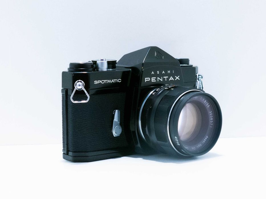 Câmara Analógica Pentax Spotmatic SP Black + Extras