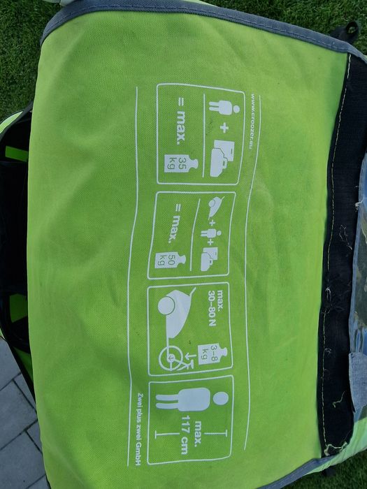 Przyczepka rowerowa Croozer kid 1 dla jednego dziecka