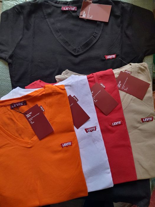 Damska koszulka tshirt Lewis Guess Calvin Ralph kolory krótki rękaw premium S-XXL