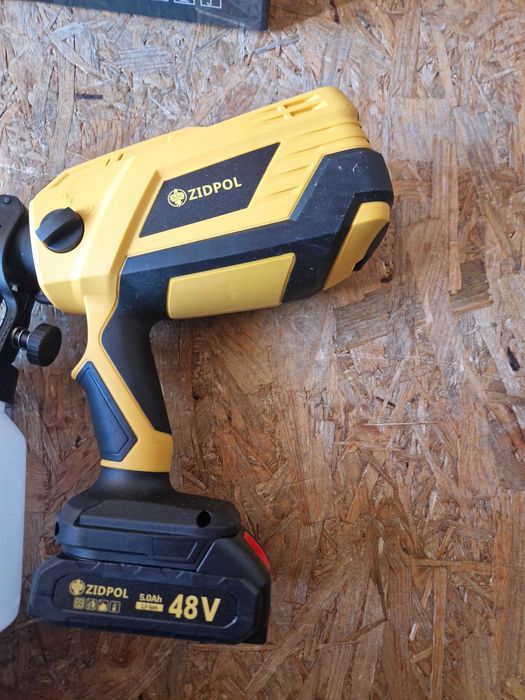 PISTOLET DO MALOWANIA ścian elektryczny malarski 48V 5000mAh Zidpol